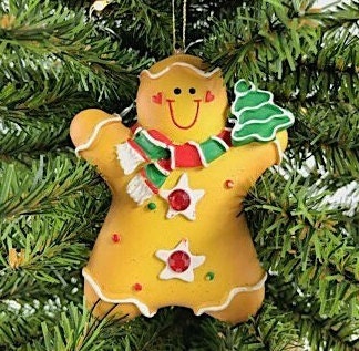 Gingerbread Cookie Ornaments (4 Styles)