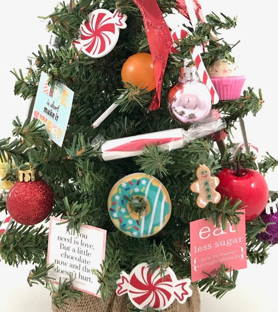 Sweet / Candy Themed 15" Christmas Tree