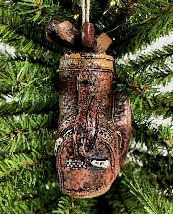 Golf Bag with Golf Clubs Ornament