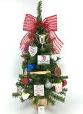 Baseball Themed 18" Christmas Tree