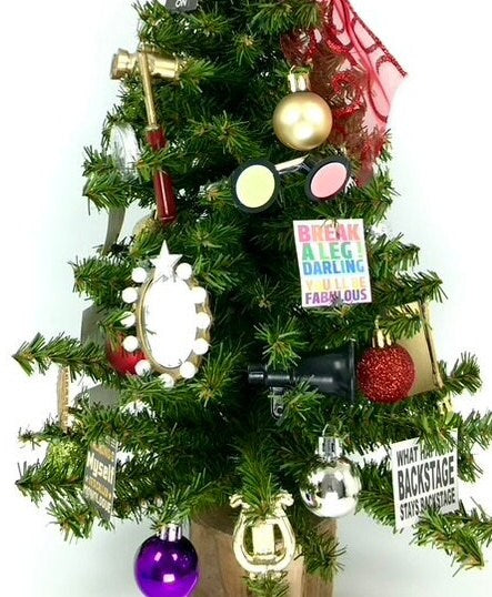 Drama / Acting  Themed 18" Christmas Tree