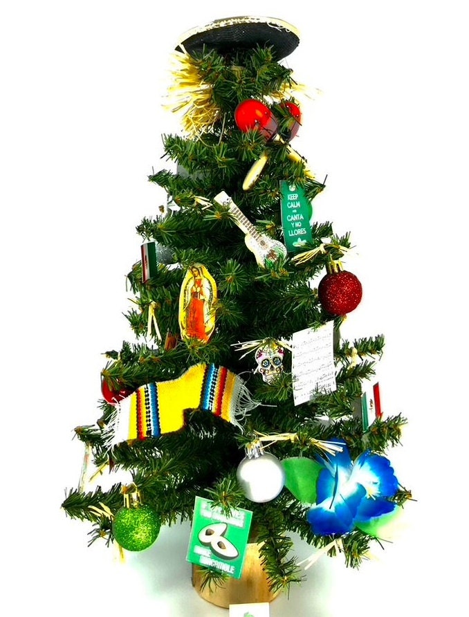 Mexico / Mexican Themed 18" Christmas Tree