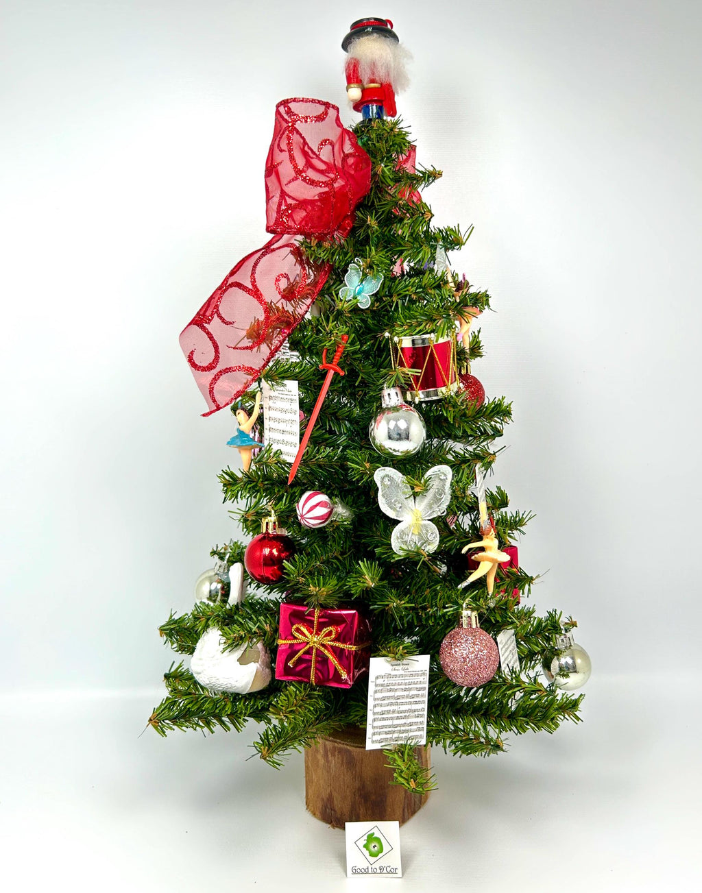 Nutcracker Ballet Themed 18" Christmas Tree