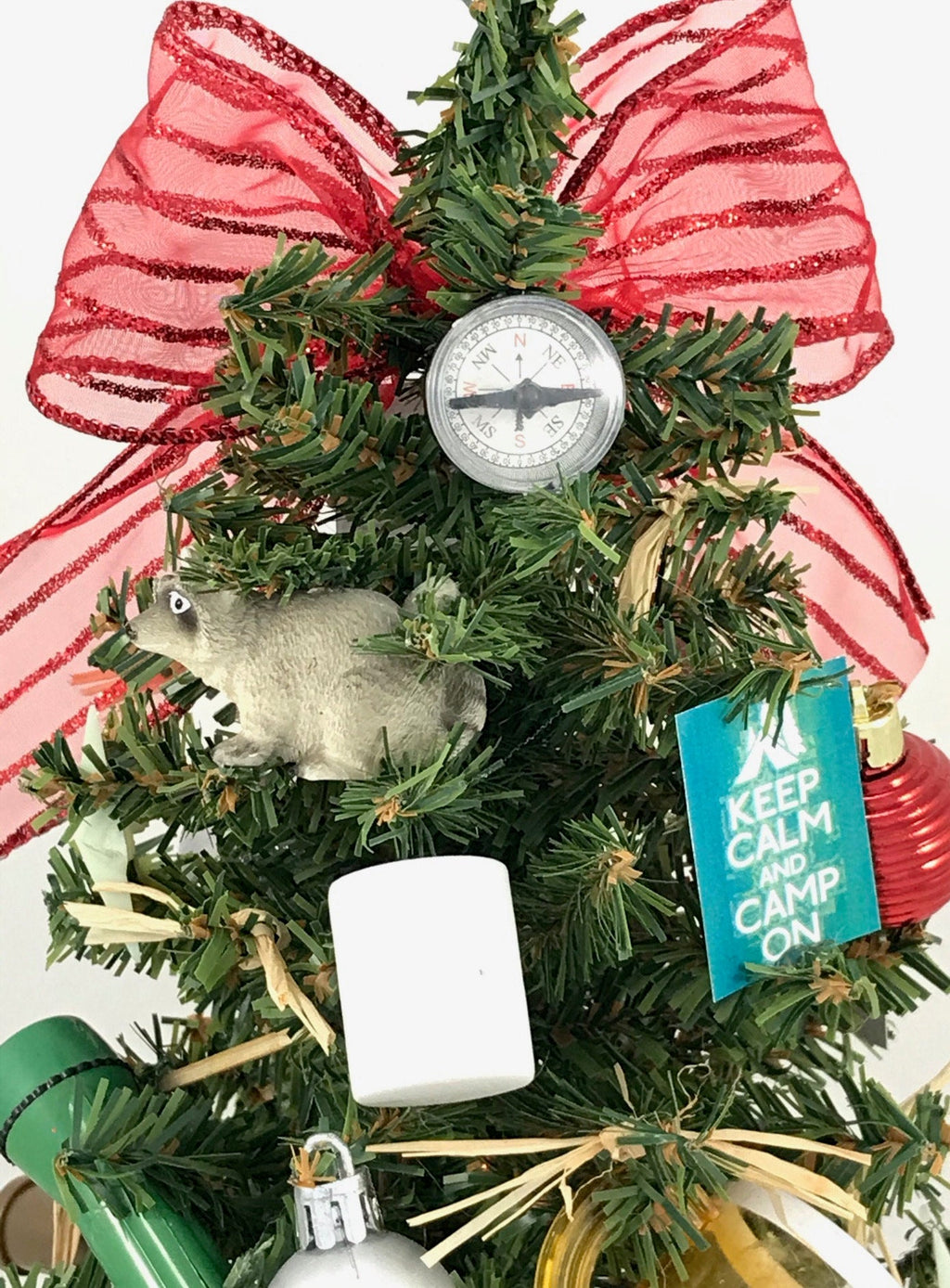Camping / RV / Travel / Happy Camper Themed 18" Christmas Tree