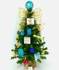 Travel Themed 18" Christmas Tree