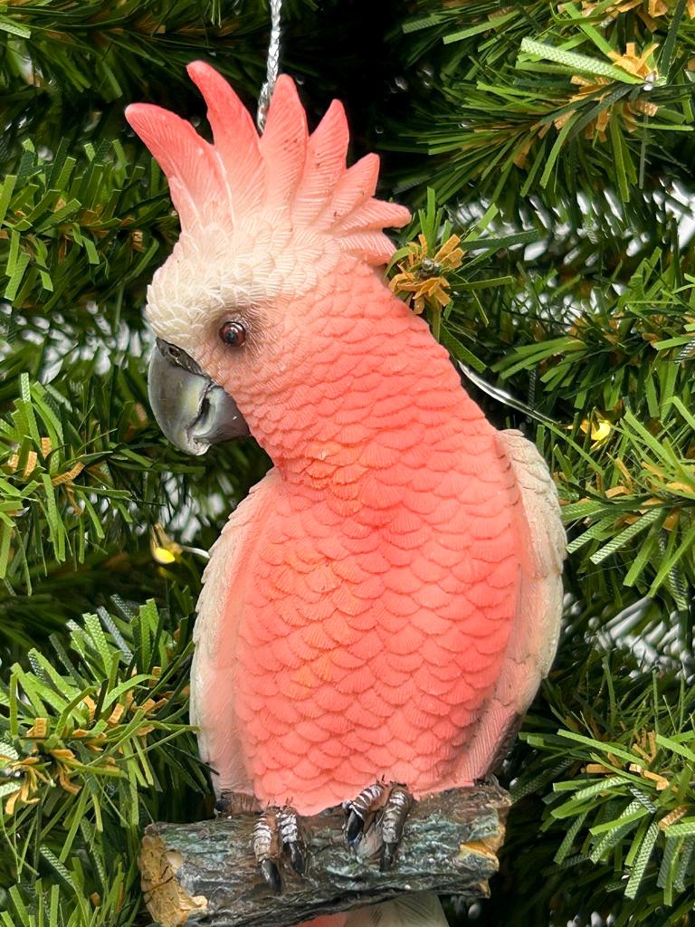 Pink Cockatoo Ornament