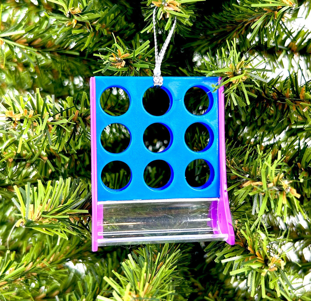 Connect 3 Game Ornament (3 colors available)