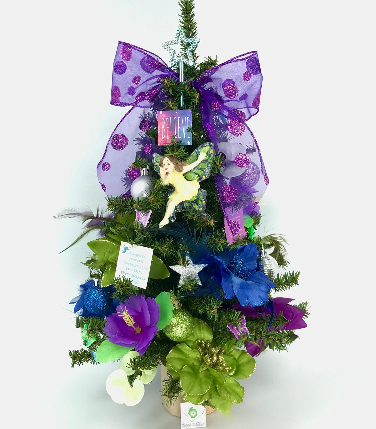 Fairies / Fairy Garden / Unicorn Themed 18" Christmas Tree