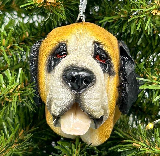 Saint Bernard Ornament / St. Bernard Dog Ornament