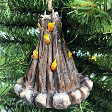 Campfire with Stones and Flames Ornament