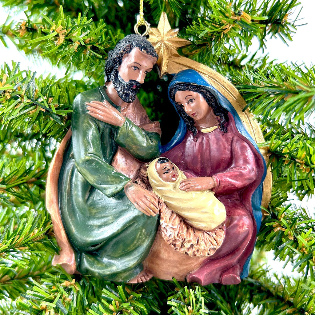 Holy Family Nativity Christmas Ornament