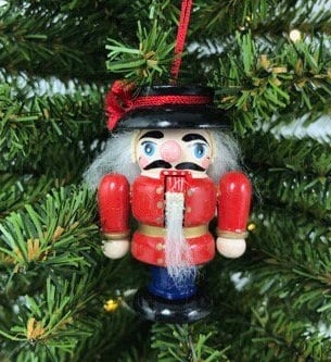 Wooden Nutcracker Ornament