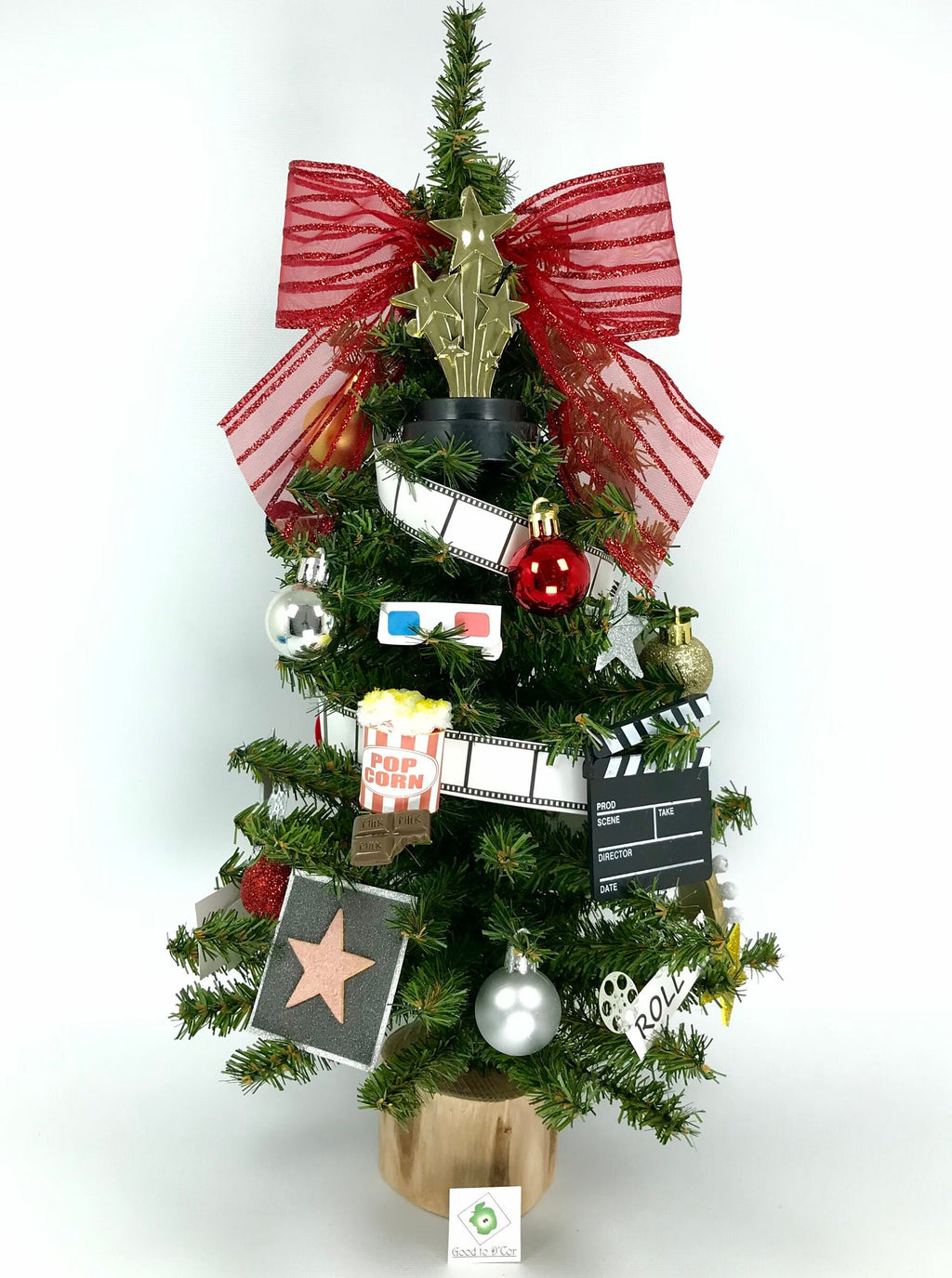 Hollywood / Movies / Film Themed 18" Christmas Tree