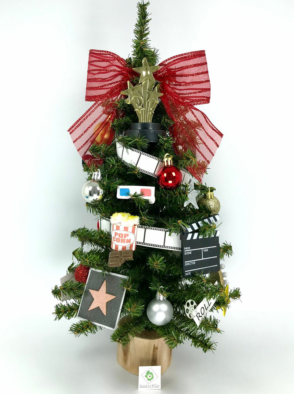 Hollywood / Movies / Film Themed 18" Christmas Tree