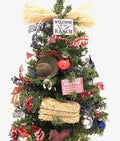 Western / Ranch / Cowboy / Cowgirl Themed 18" Christmas Tree