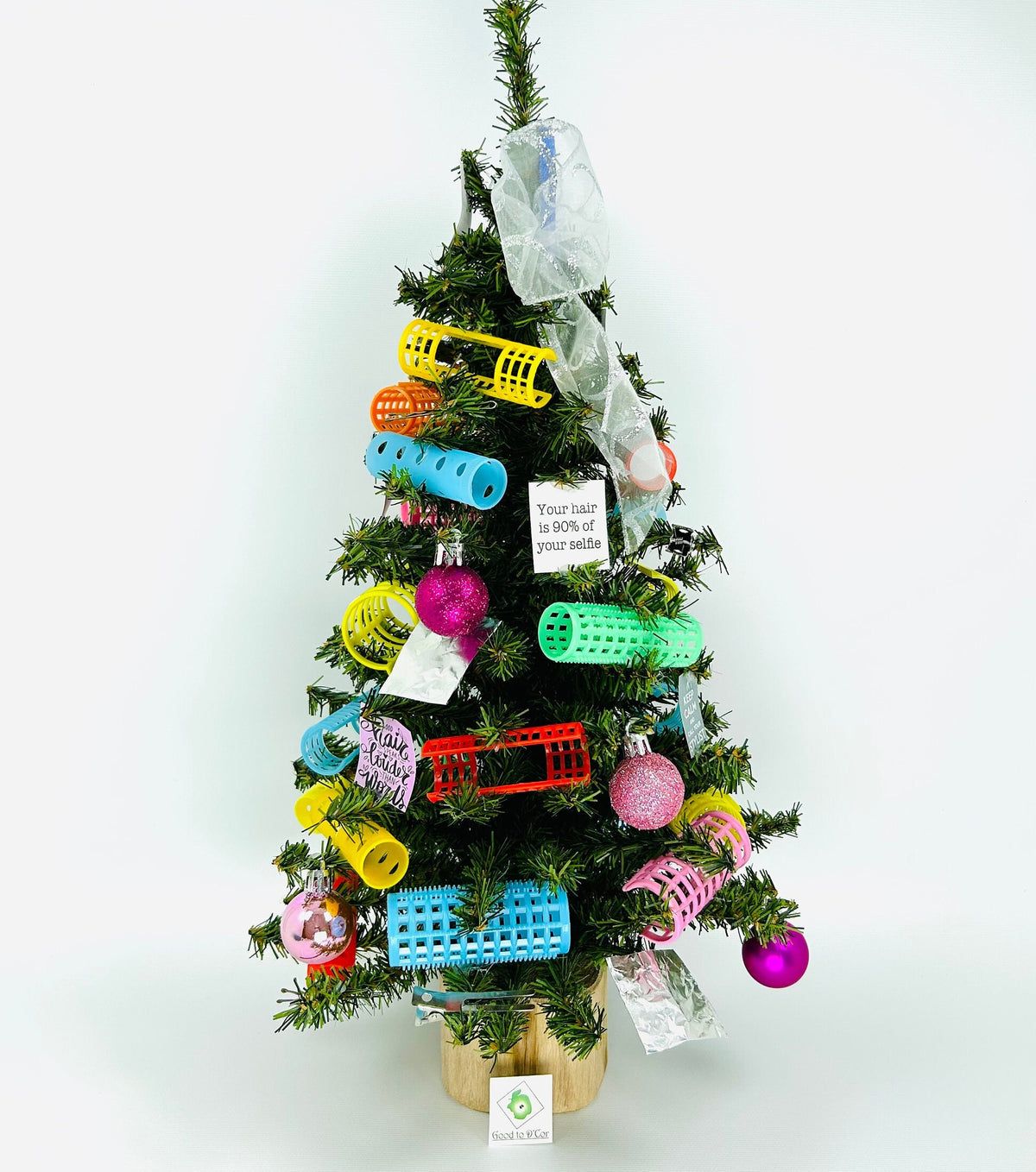 Hair Salon / Hair Stylist / Hairdresser Themed 18" Christmas Tree