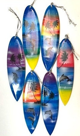 Surfboard Ornament (Various designs available)