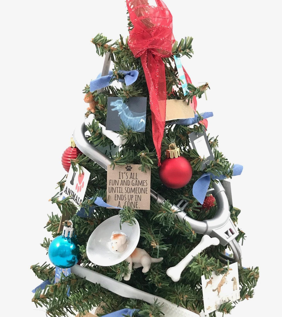 Veterinarian Themed 18" Christmas Tree