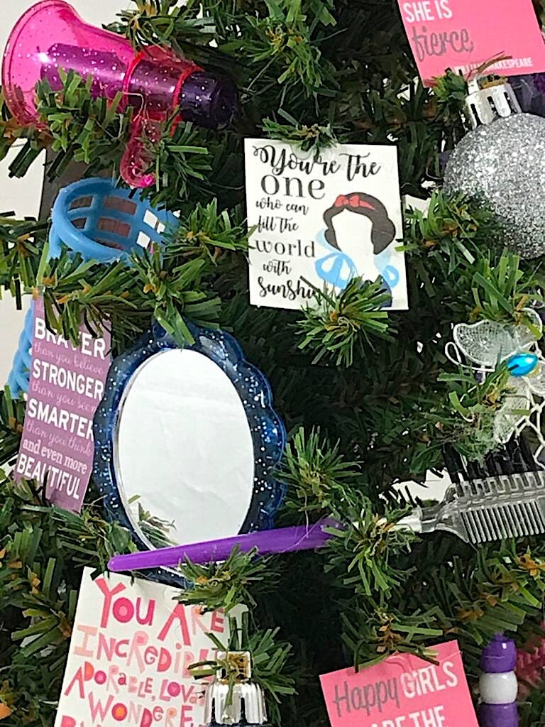 Teen / Tween Girl Themed 15" Christmas Tree