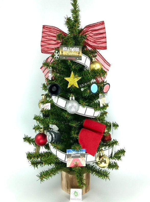 Hollywood / Movies / Film Themed 18" Christmas Tree