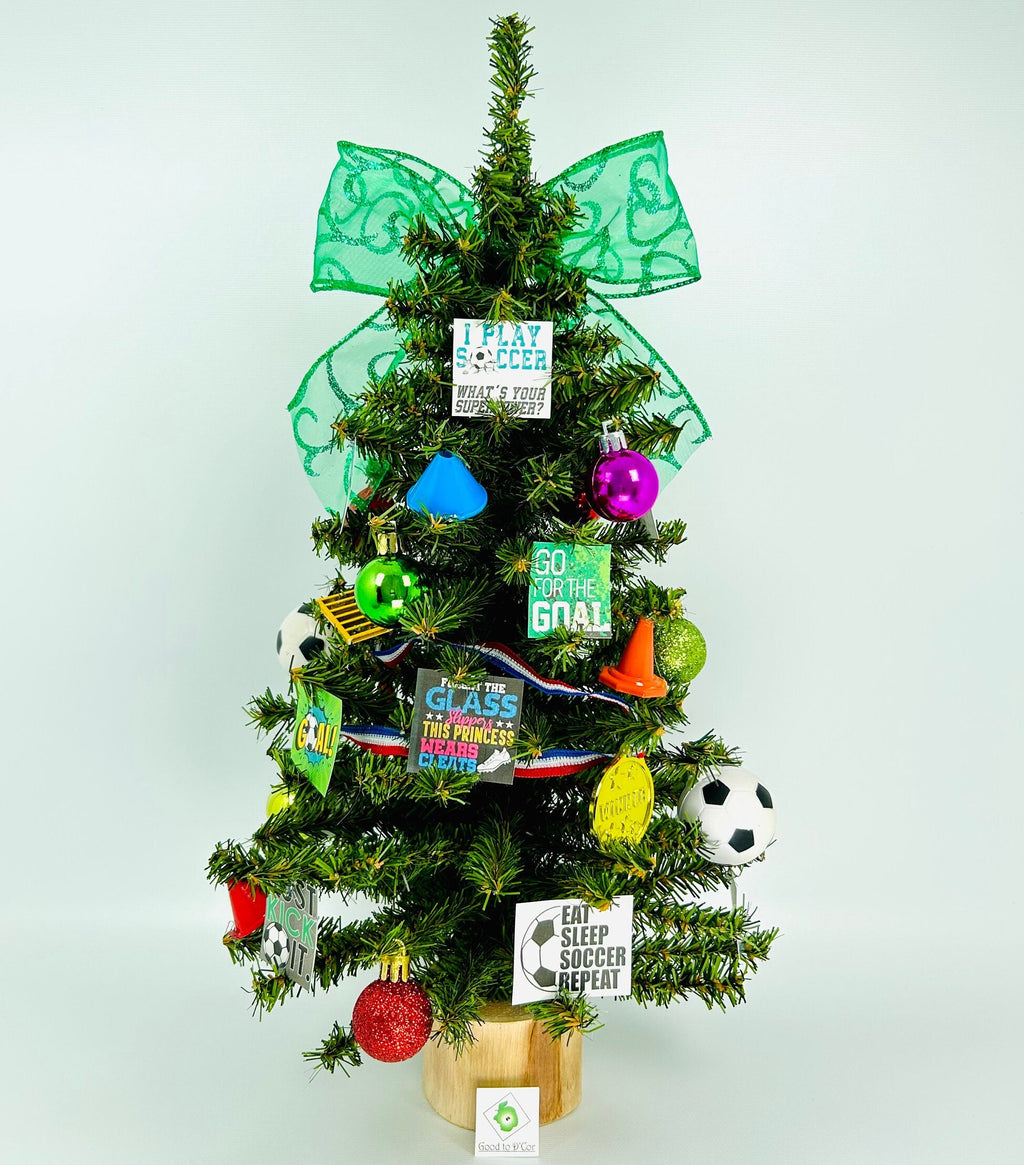 Soccer / Girls' Soccer 18" Themed Christmas Tree