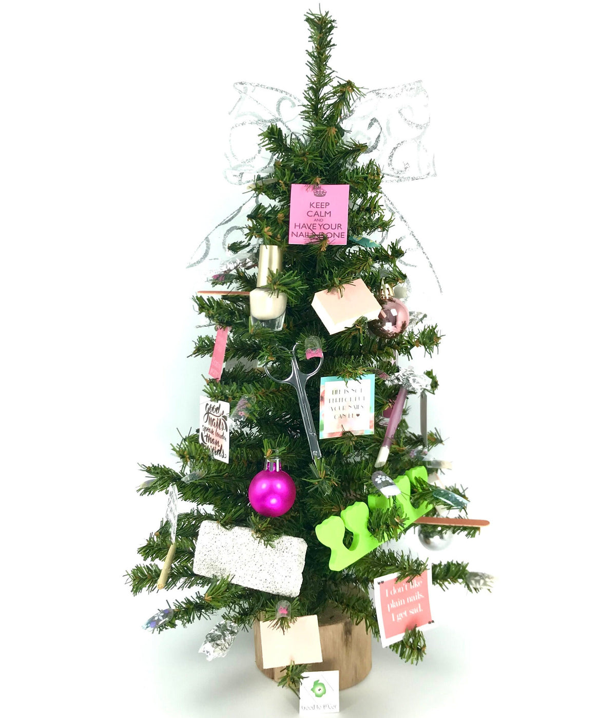 Nail Salon  / Manicurist Themed 18" Christmas Tree