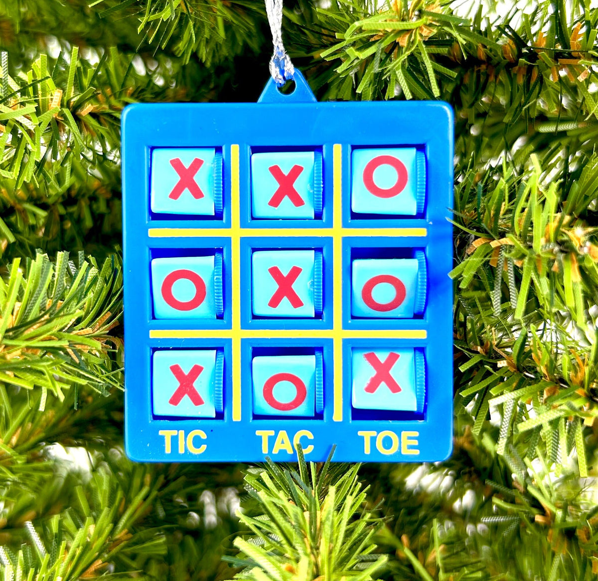 Tic-Tac-Toe Game Ornament (4 colors)