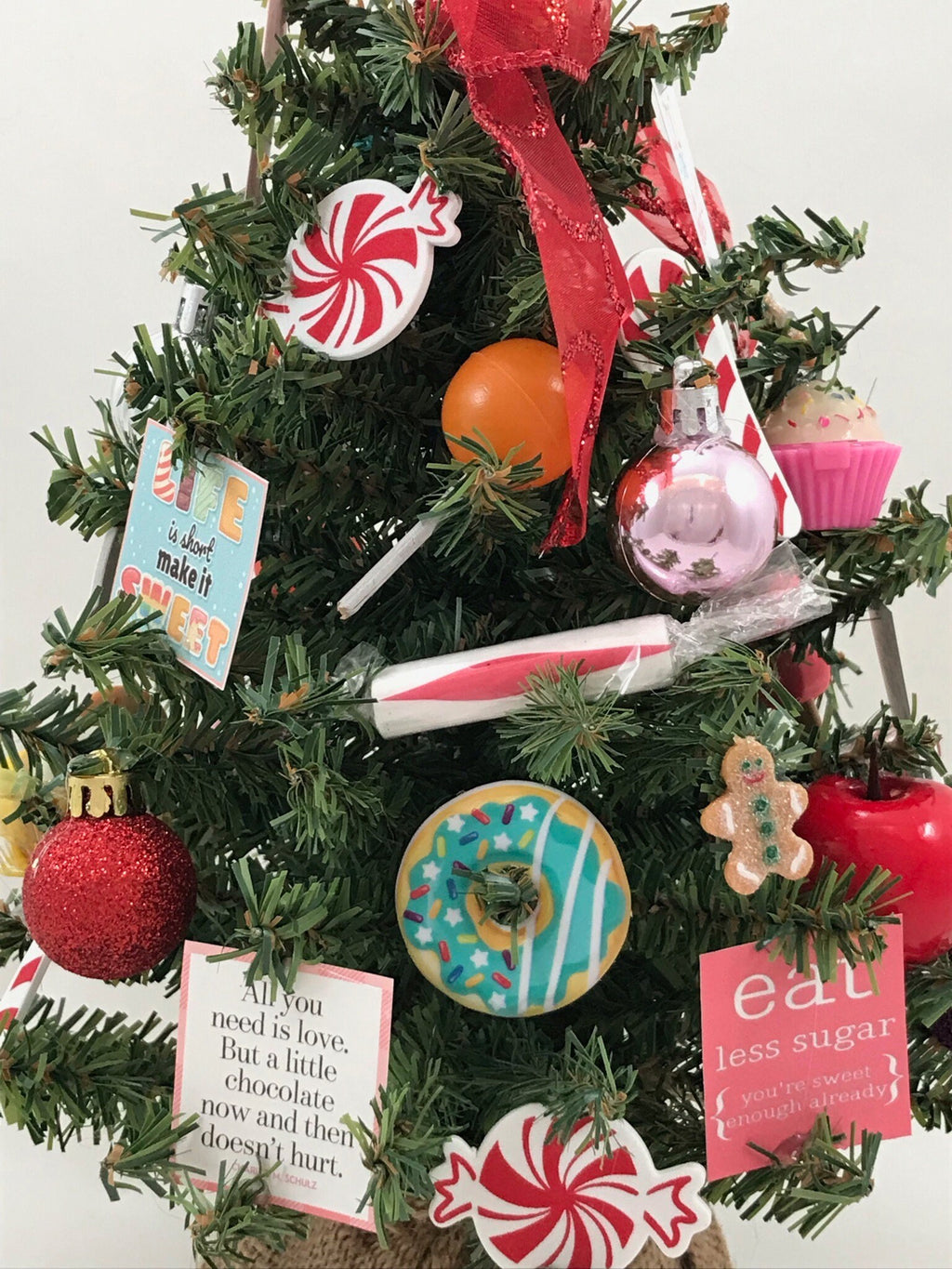 Sweet / Candy Themed 15" Christmas Tree