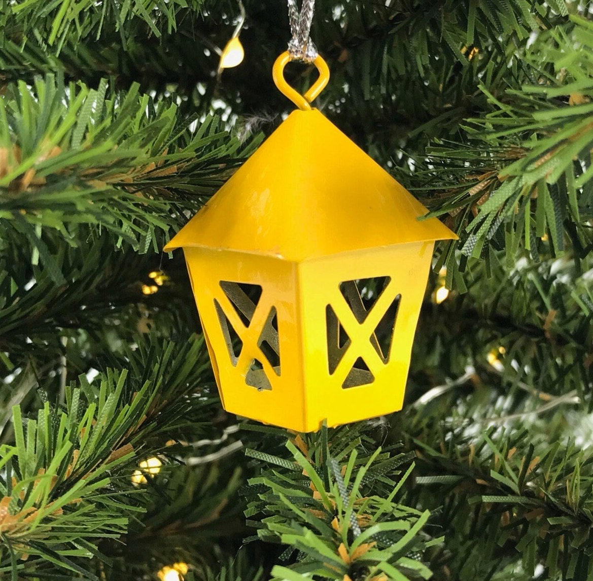 Miniature Metal Lantern ornament
