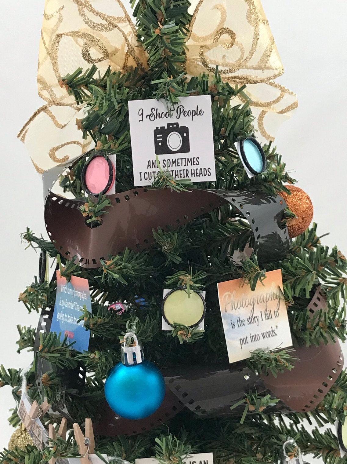 Photography / Photographer Themed 18" Christmas Tree