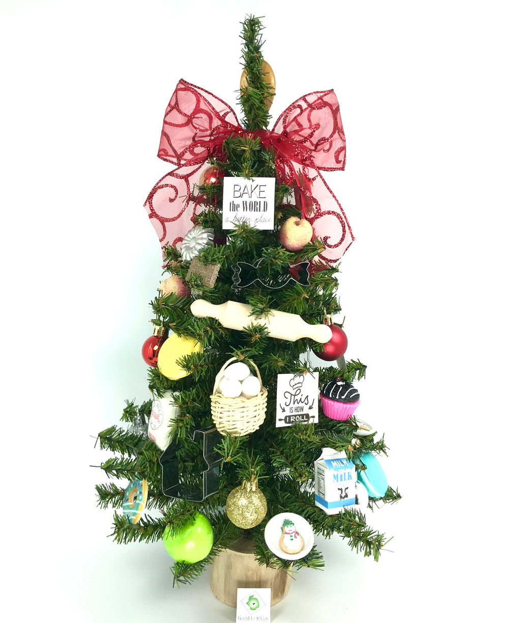Bakery / Baker Themed 18" Christmas Tree