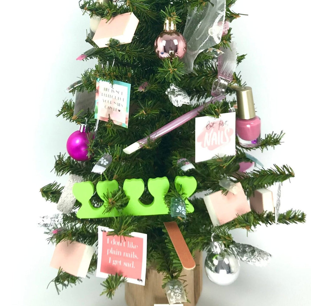 Nail Salon  / Manicurist Themed 18" Christmas Tree