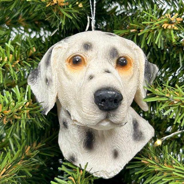 Dalmatian Dog Face Ornament