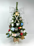 Ski Themed / Skiing / Ski Lodge 18" Christmas Tree