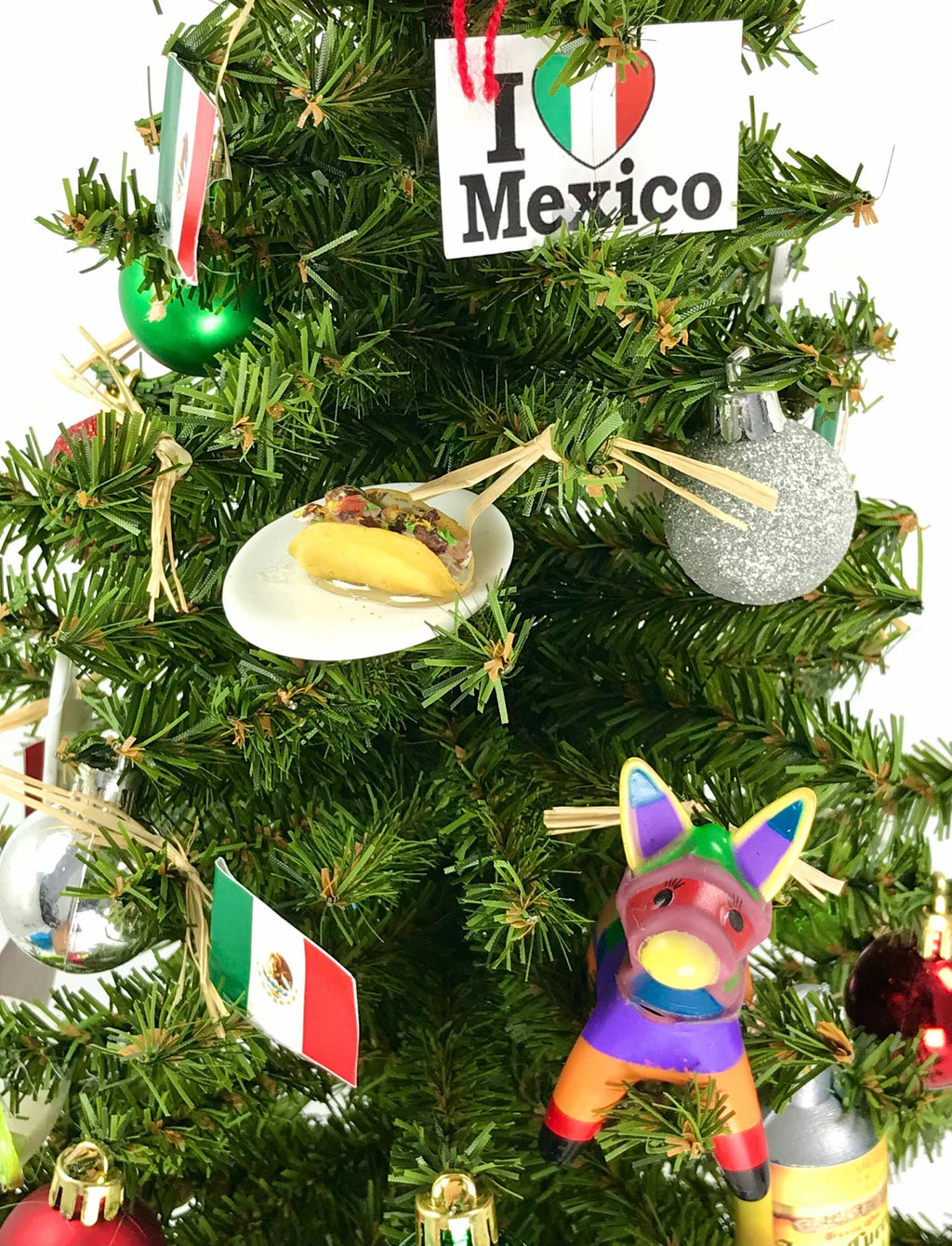 Mexico / Mexican Themed 18" Christmas Tree