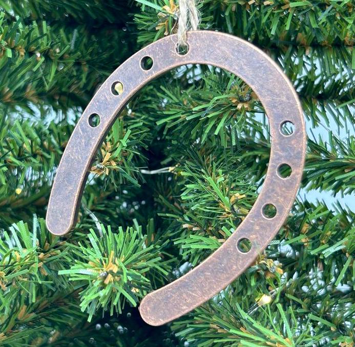 Metal Horseshoe Ornament