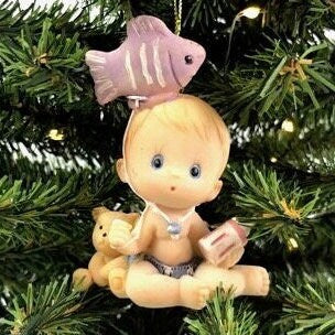 Baby with Balloon Ornaments
