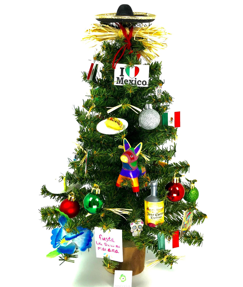 Mexico / Mexican Themed 18" Christmas Tree