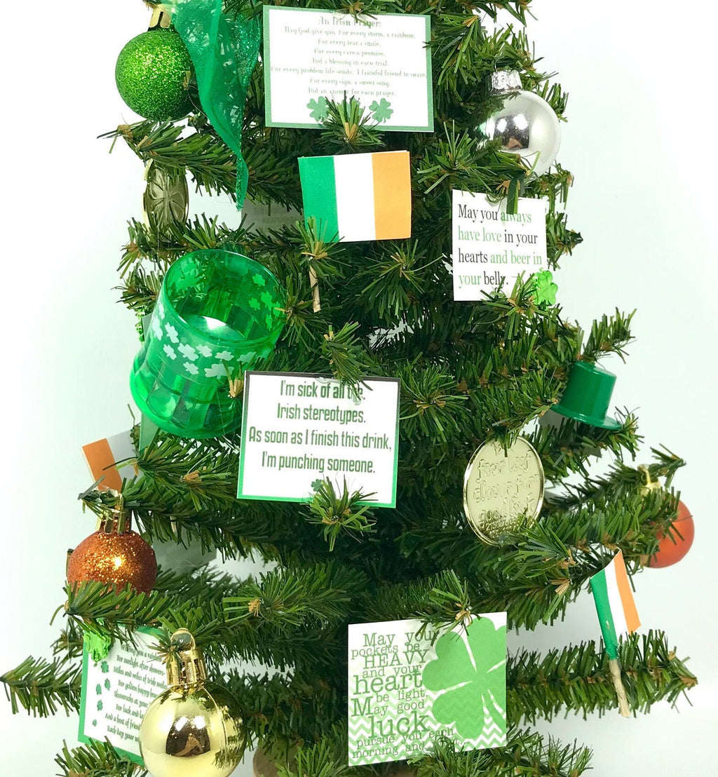 Ireland / Irish Themed 18" Christmas Tree