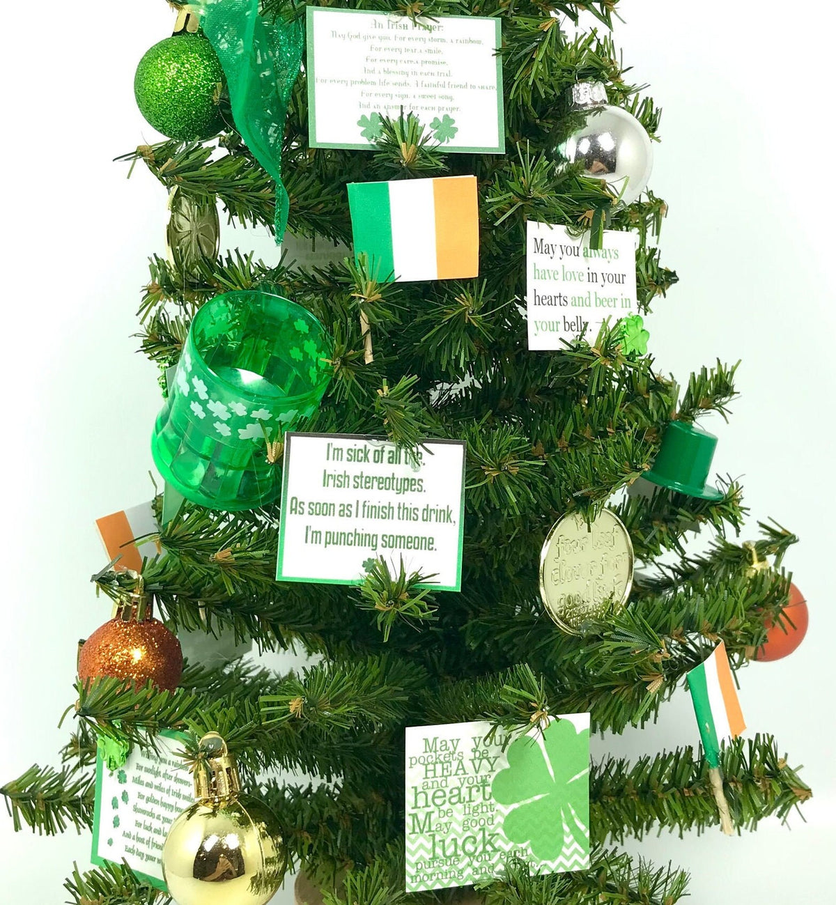 Ireland / Irish Themed 18" Christmas Tree