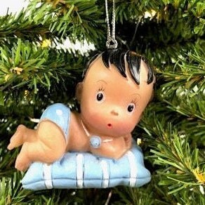 Baby on Pillow Ornament