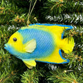 Blue and Yellow Angel Fish / Reef Fish Ornament