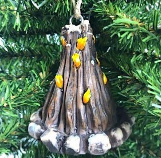 Campfire with Stones and Flames Ornament
