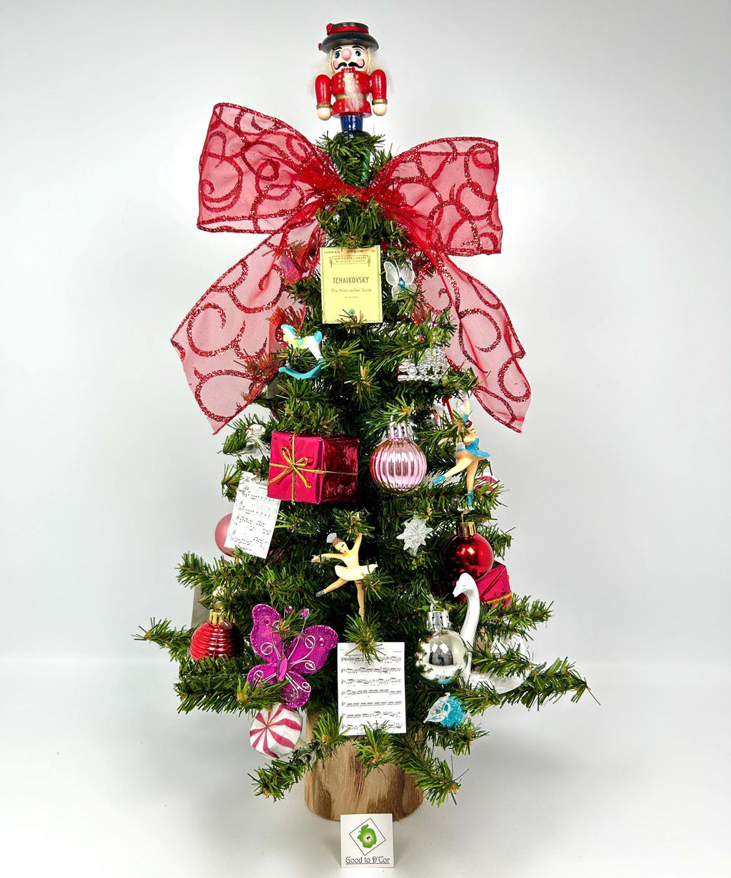 Nutcracker Ballet Themed 18" Christmas Tree