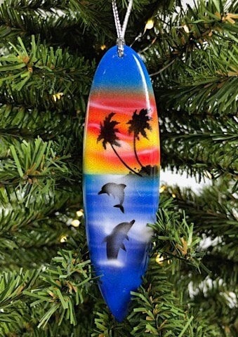 Surfboard Ornament (Various designs available)