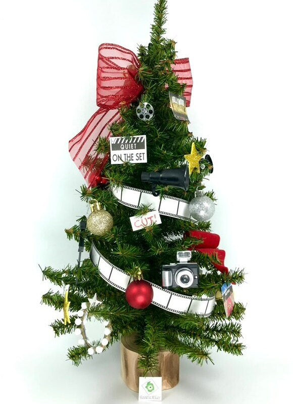 Hollywood / Movies / Film Themed 18" Christmas Tree