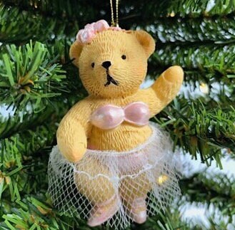 Ballerina Bear Ornaments