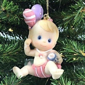 Baby with Balloon Ornaments