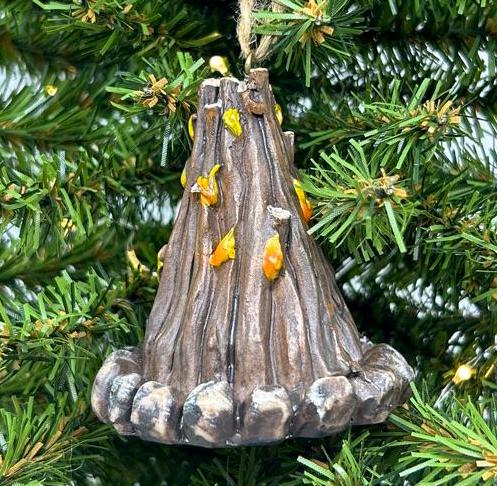 Campfire with Stones and Flames Ornament