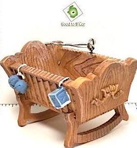 Baby Rocking Cradle Ornament